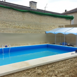Abri Amovible pour une Piscine Protégée en Toute Saison Ruelle-sur-Touvre