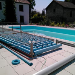 Piscine Extérieure à Coque en Fibre de Verre pour une Installation sans Tracas Pleumartin